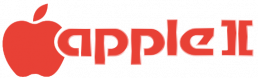 Logo Apple II Rouge