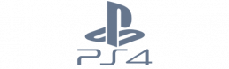 Logo PS4 Bleu Gris