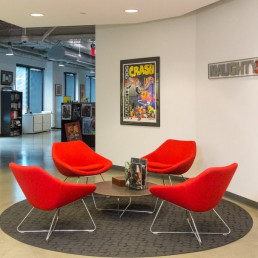 Accueil du studio Naughty Dog