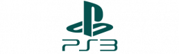 Logo PS3 Bleu Vert
