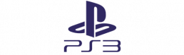 Logo PS3 Bleu Violet