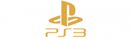 Logo PS3 Jaune Sable