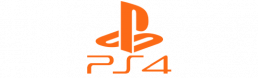 Logo PS4 Orange
