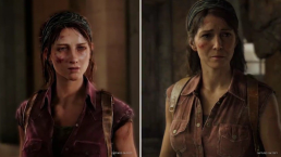 Comparatif du modèle du personnage de Tess dans la version PS3 de The Last of Us et son remake PS5, The Last of Us Part I