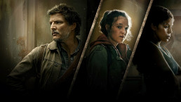 Montage officiel des portraits de Pedro Pascal, Bella Ramsey et Merle Dandridge en Joel, Ellie et Marlene pour le lecteur SVOD de HBO Max.