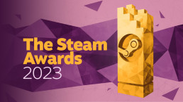 Visuel promotionnel des Steam Awards 2023.
