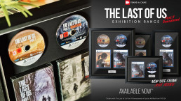 Cadres Frame-A-Game affichant plusieurs éditions de The Last of Us Part I et The Last of Us Part II Remastered