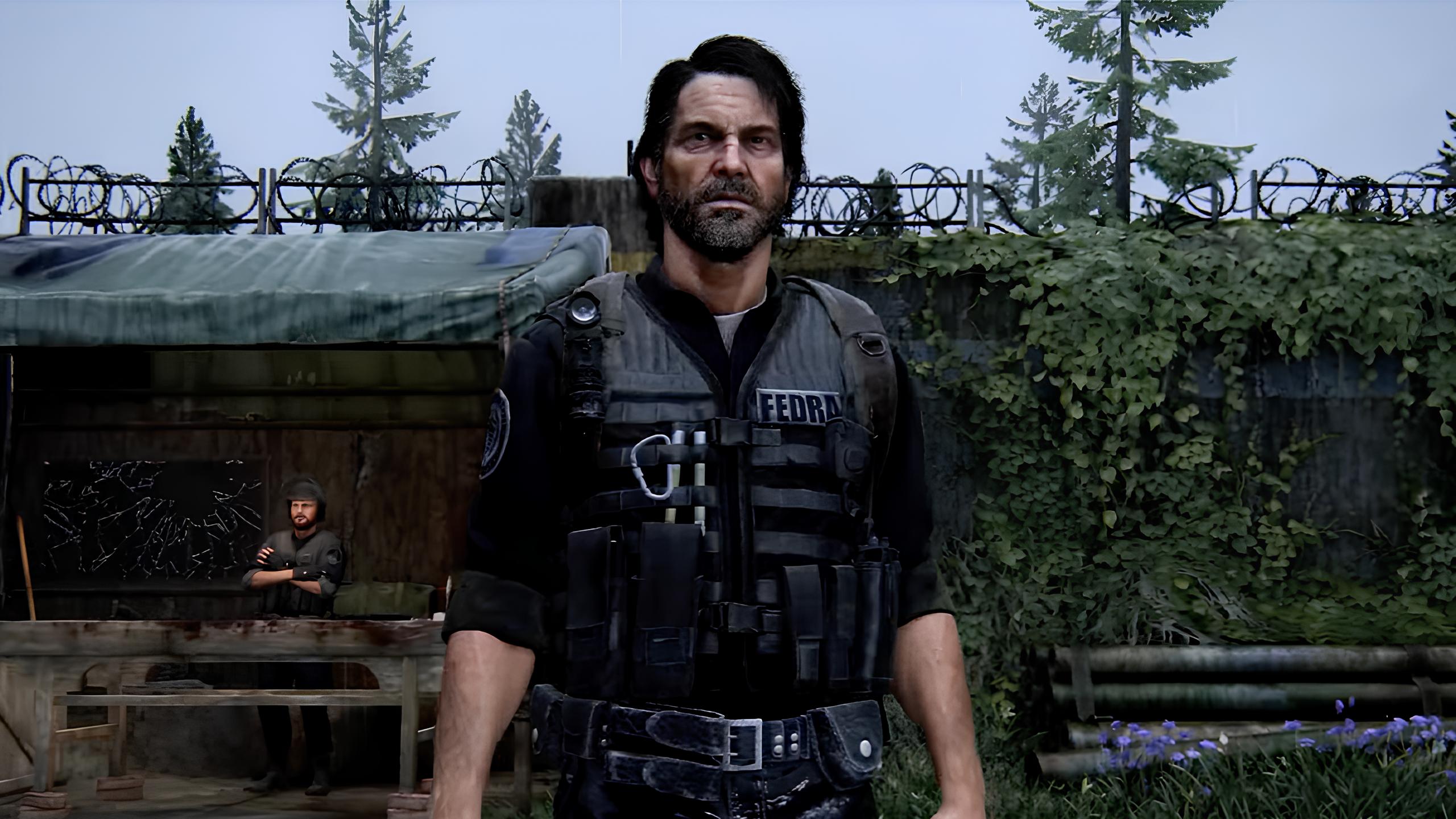 Joel dans le mod Project Fedra de The Last of Us Part II.