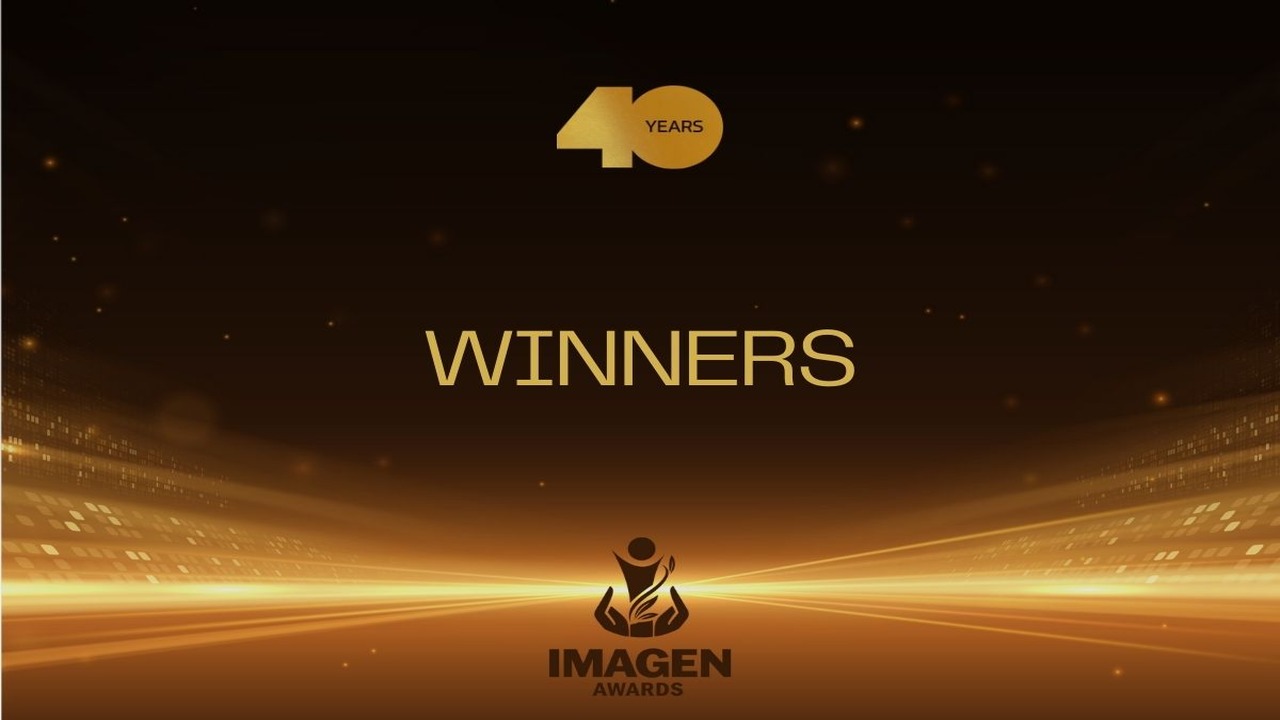 Visuel pour l'annonce des vainqueurs des Imagen Awards 2025.