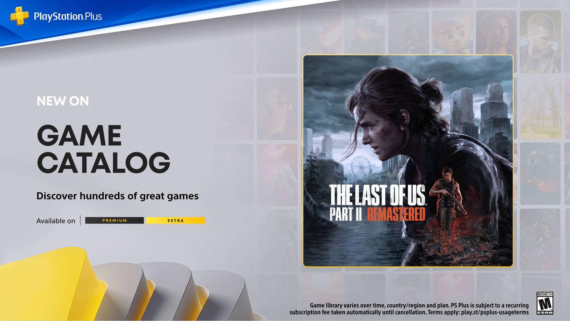 The Last of Us 2 annoncé dans le catalogue du PS Plus Extra et Premium.