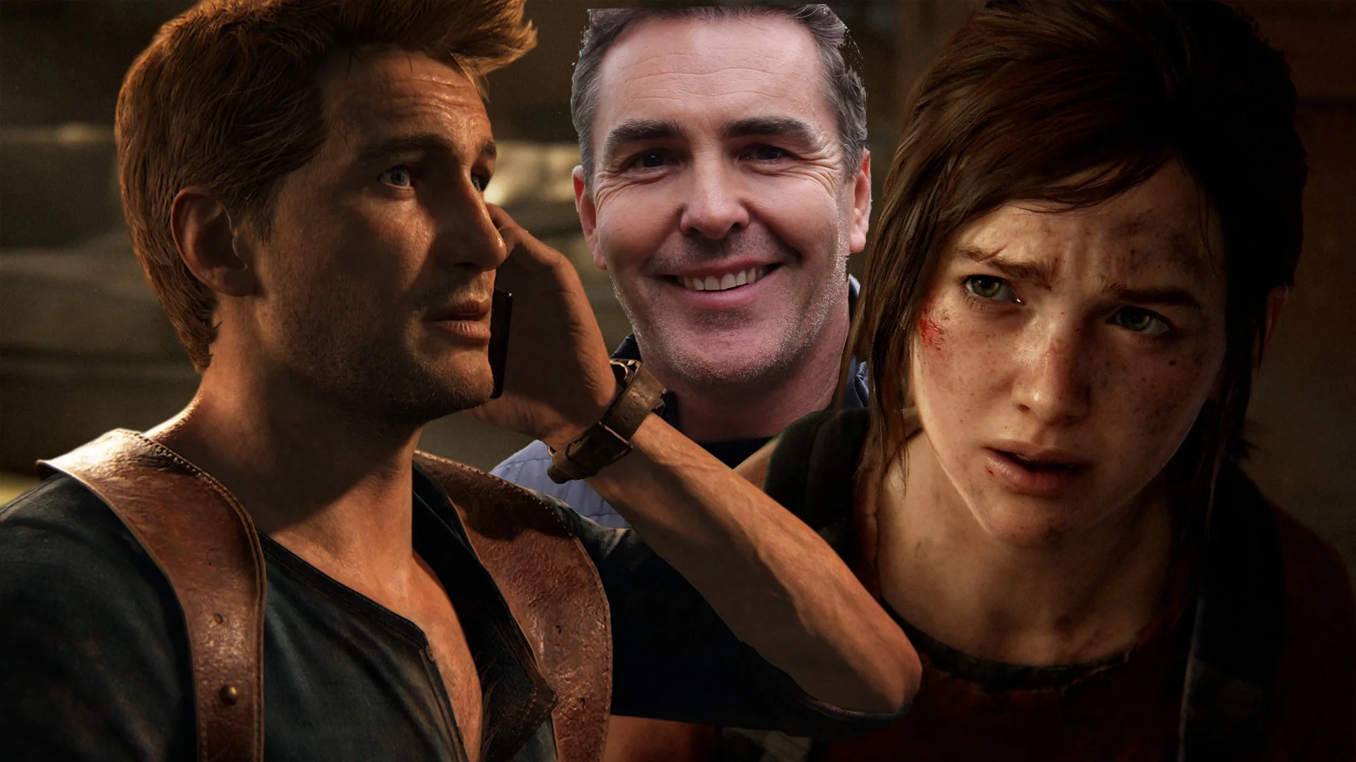 Nolan North avec Nathan Drake et Ellie Williams